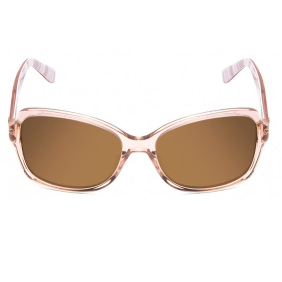 KATE SPADE AYLEEN Lady Classic Designer Sunglasses Pink Crystal/White/Brown 56mm - Picture 2 of 3